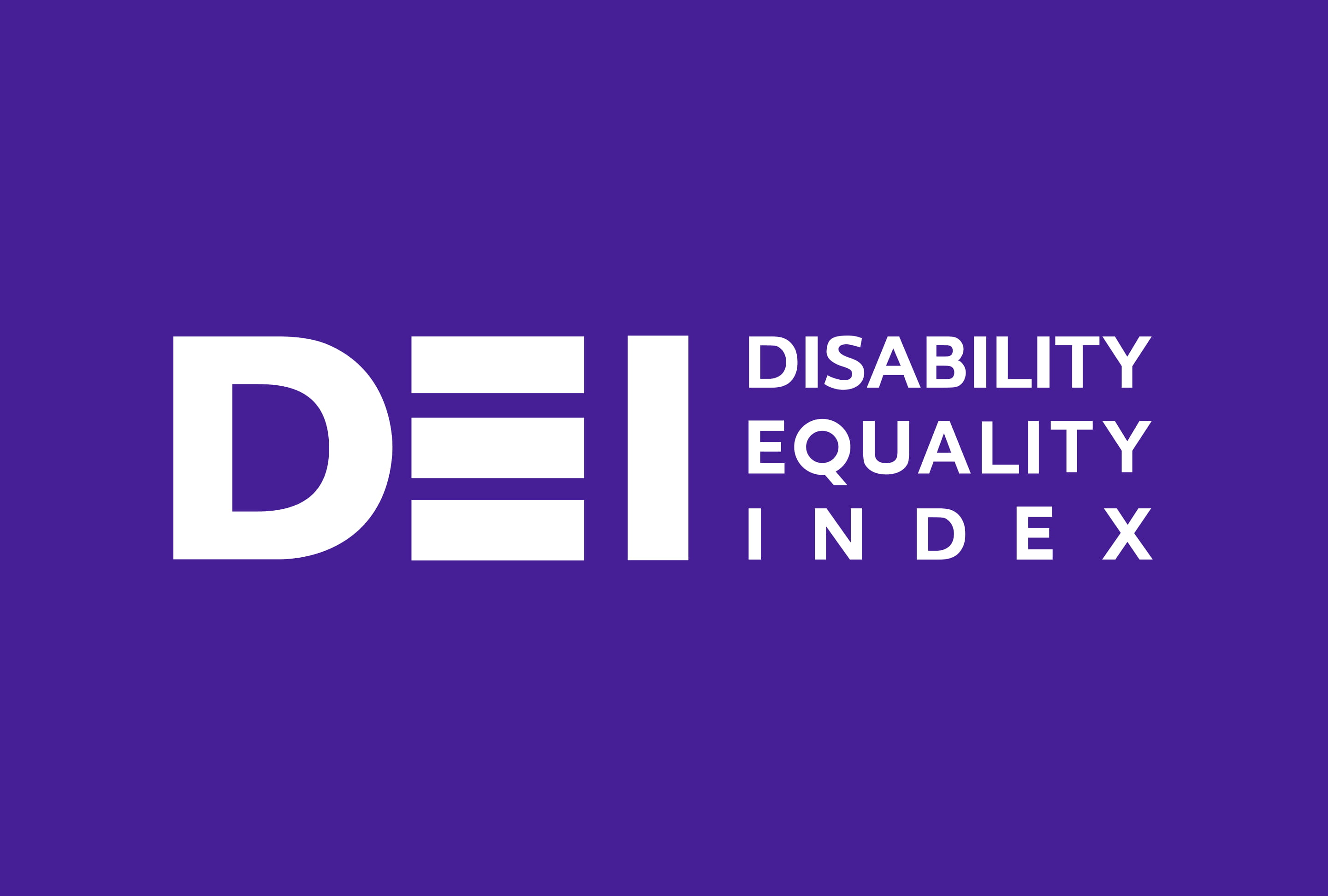 Le logo de l’Index d’égalité des personnes handicapées (DEI).